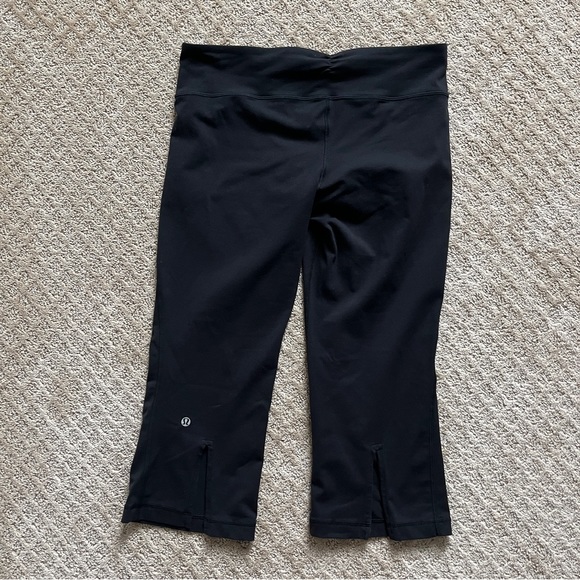 lululemon athletica Pants - Lululemon Gather & Crow Crop Black Pants